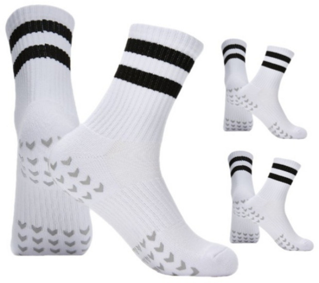 스포츠공식 스포츠 러닝 축구 양말 국산프리미엄 미끄럼방지 논슬립 하프삭스, 화이트, 3개