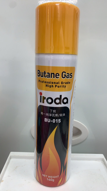 iroda丁烷瓦斯罐 BU-015打火機專用高純度丁烷氣體, 1個