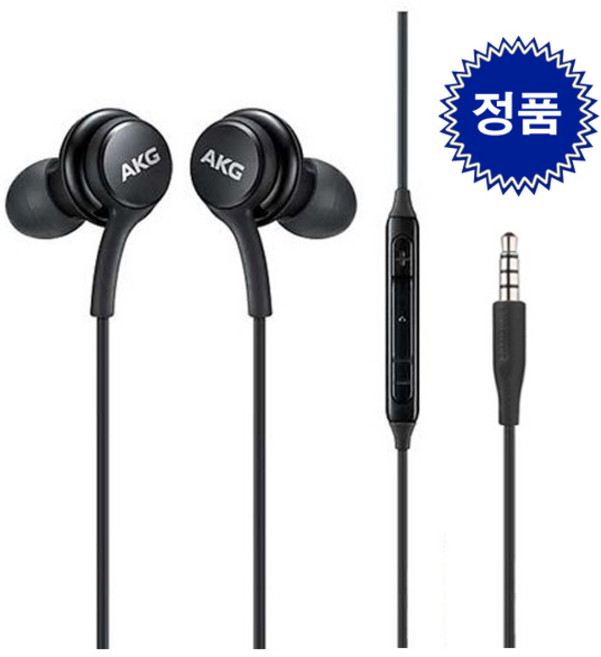 삼성 정품 AKG 3.5 mm 타입 유선 이어폰 라디오가능 삼성 정품 갤럭시 이어폰 3.5mm, 블랙, 색상