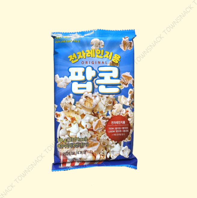 노브랜드 전자레인지용 팝콘, 3개, 70g