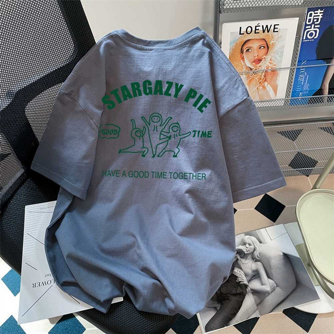 언니네산지직송 13회 염정아 티셔츠 반팔 라운드 티 데일리 꾸안꾸