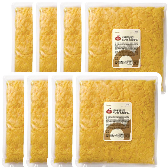 쉐프원 영양만점 부드러운 스크램블에그 1kg, 8개