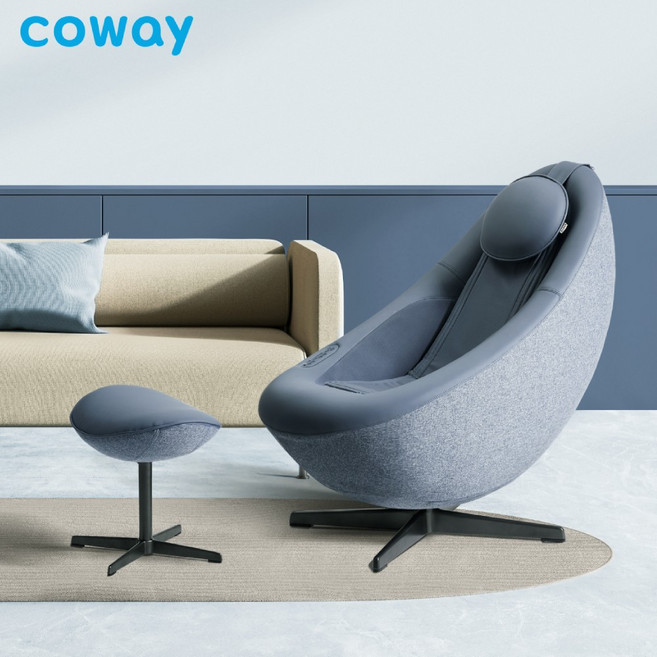 코웨이 안마의자 페블체어 MC-C01, 설치신청, 헤이지블루