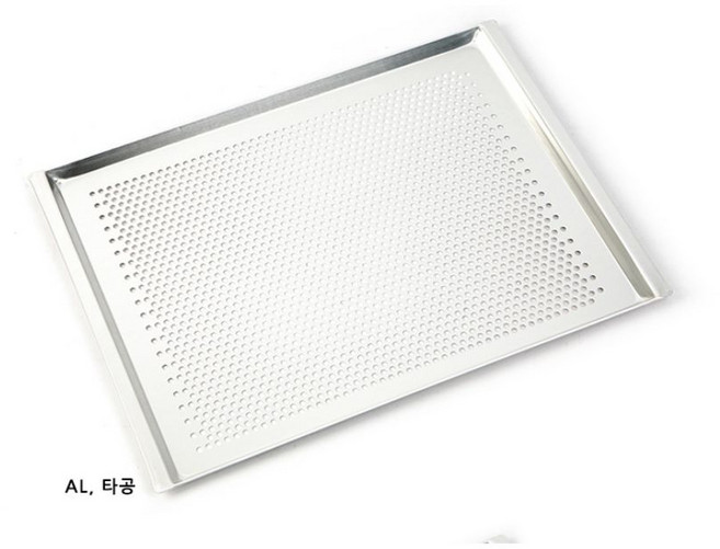 우녹스 타공팬(단면코팅) 철판 코팅팬틀 빵판틀 철판 오븐틀 오븐팬 틀, 1개