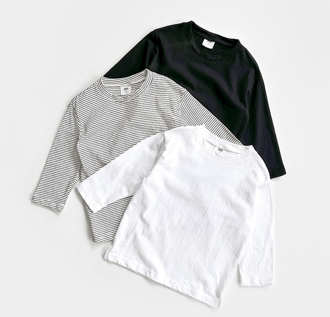 리더키즈 긴팔 레이어드 티셔츠 WSB 남여자아이 등원룩 초등 옷