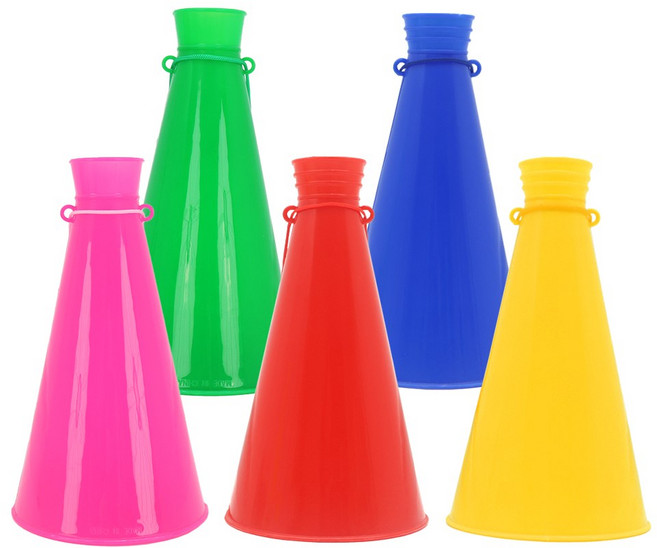 파티짱 메가폰 (소) 확성기 응원 도구 소품, 메가폰(소 핑크)