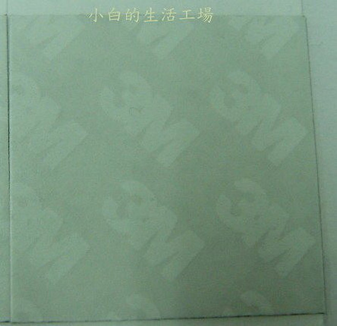 3M 雙面散熱膠 適用於顯示卡/晶片散熱 一組四張, 1個