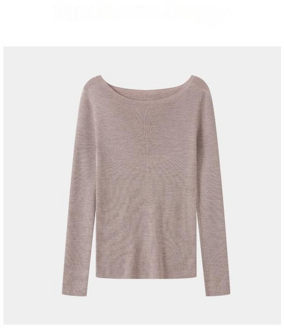 【靜奢精紡】美麗諾羊毛衫 打底衫 針織衫 毛衣 羊毛打底衫 無縫工藝 50支高支 新澳羊毛 2025早秋新款 通勤內搭必備