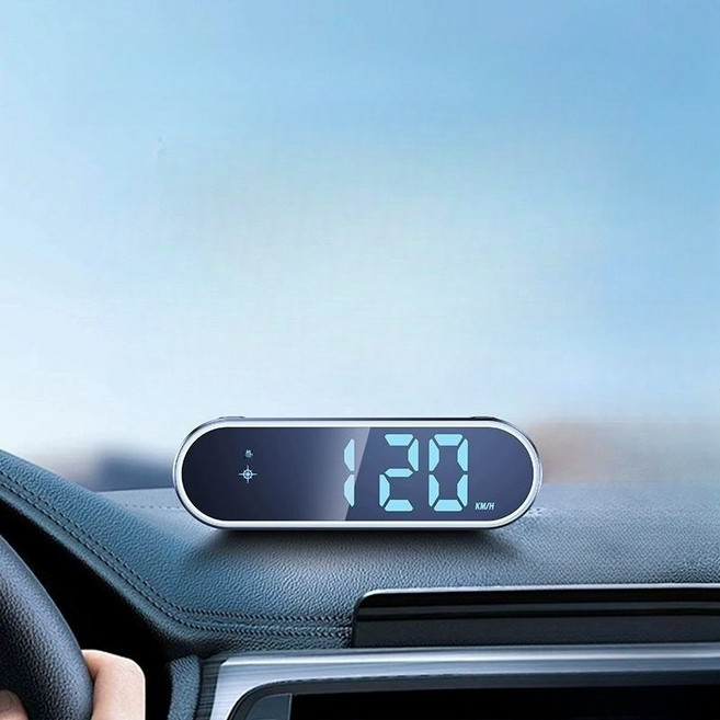 lovesage 2025년 신형 자동차 HUD 헤드업디스플레이 속도계 안전 경고, OBD, 1개, 플래그십 컬러풀 에디션 시가