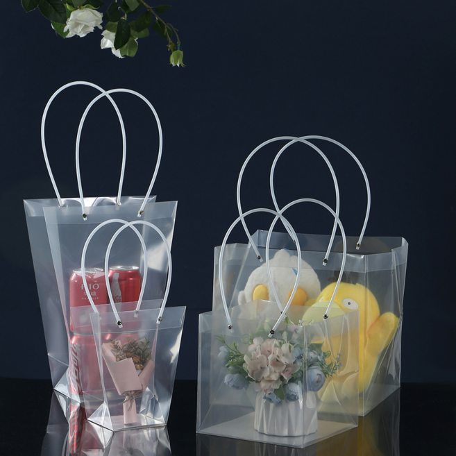 포장명가 튼튼한 꽃다발 화분 쇼핑백 10개