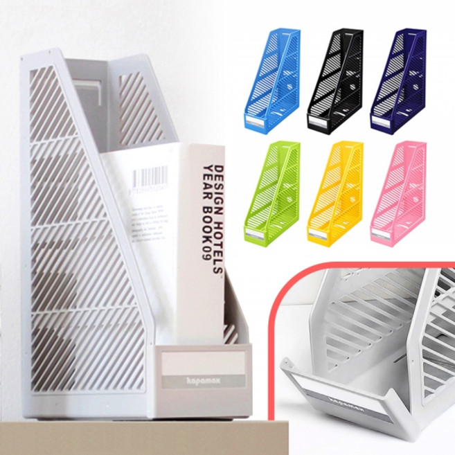 카파맥스 280 개폐식 화일박스 서류꽂이 화일꽂이 A4 36100 전색상, 노랑