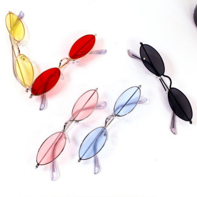 핵인싸 알작은 선글라스 사이파이 눈알가리개 썬그라스 5color 복고 안경