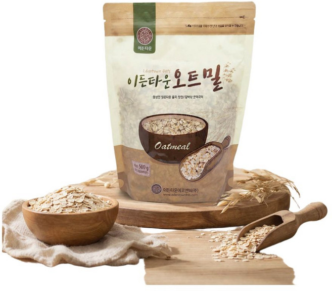 오트밀 압착귀리 500g 소분 건강오트밀, 1개