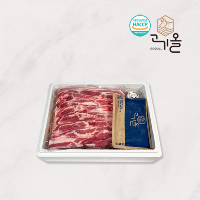 [고기올] 1등급 이상 한돈 한가득세트 총 3kg [ 삼겹살 1kg+ 목살 1kg+ 앞다리 1kg ], 기본형, 1개