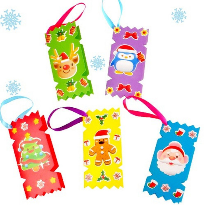 크리스마스 걸이용 카드 패키지 0개입 크리스마스카드 보자기카드 신용카드 수납 가능, 혼합 열개