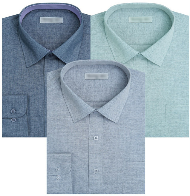 레이지옴므 남자 보카시 긴팔 와이셔츠 남성용 직장인 회사원 정장 셔츠