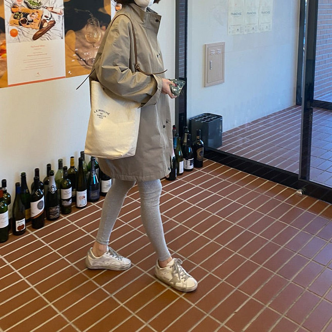 스톤 여성 야상점퍼 누빔 사파리 패딩 봄 간절기