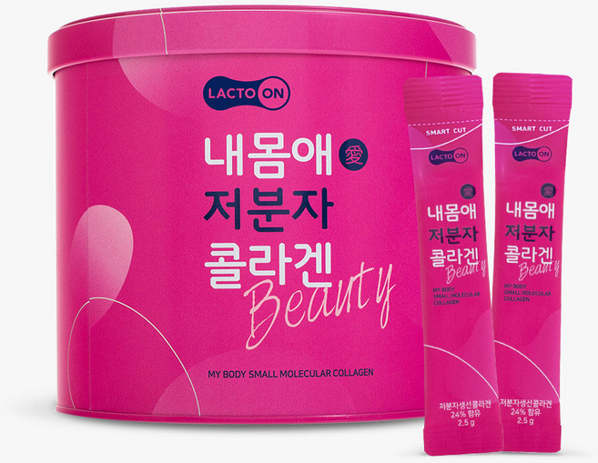 락토온 내몸애 저분자 콜라겐 2.5g 100포, 1개