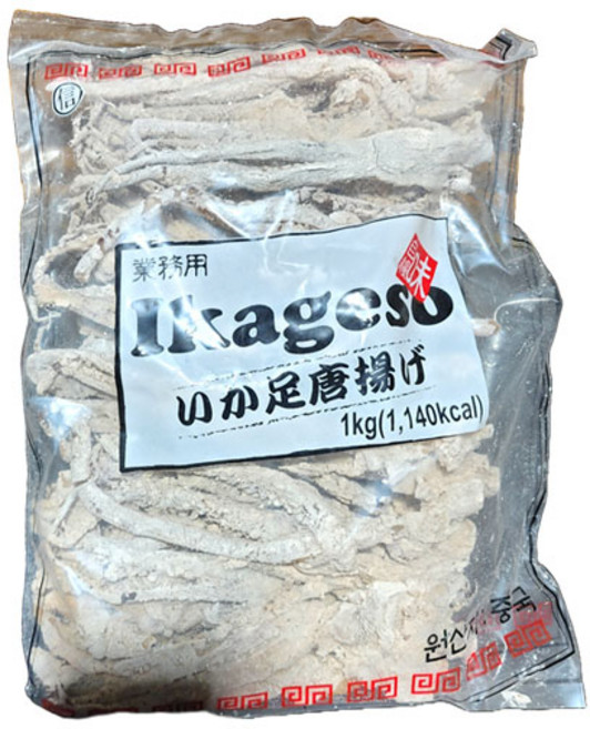 (냉동)모노링크 이까게소오징어다리튀김(냉동 1kg, 1개