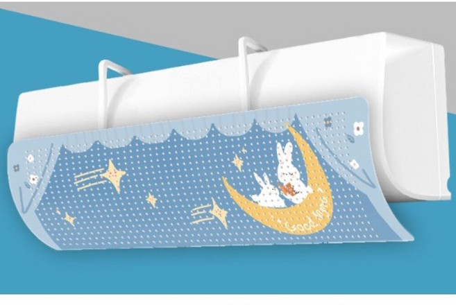 冷氣擋風板 導風板 空調防風擋板 防直吹, 1個, 26號-月亮兔