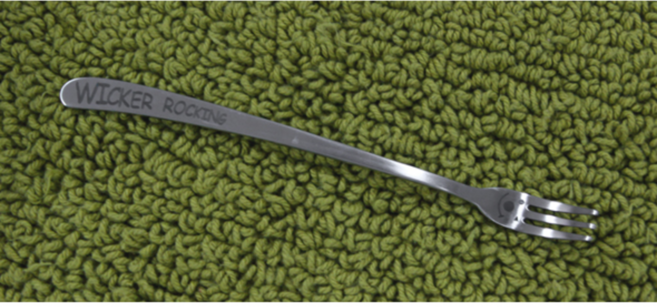 윙커 롱포크 윙크 과일 간식 디저트 다과 스텐 포크, 1개