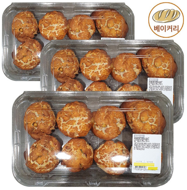 트레이더스 (베이커리) 삼색콩모찌 브레드, 24개, 1g