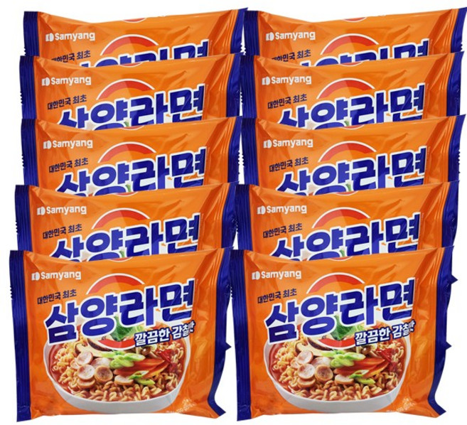 삼양라면 오리지날 120g, 10개