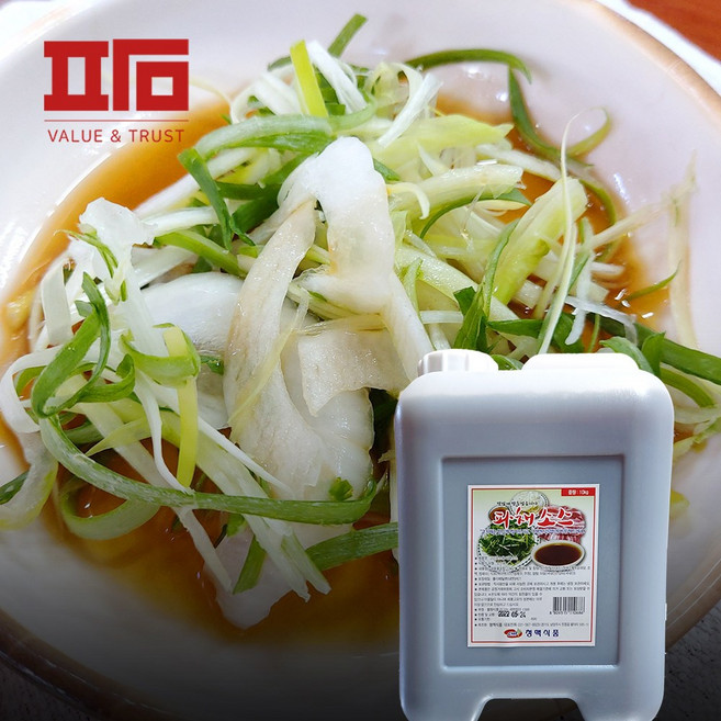 청맥식품 양파절임 파채소스 업소용 말통, 1개, 10kg