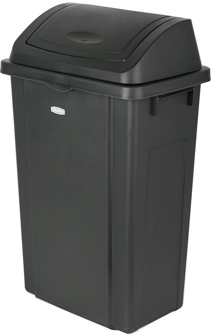 프랑코 퍼블릭 휴지통50L (와이드푸쉬), 블랙