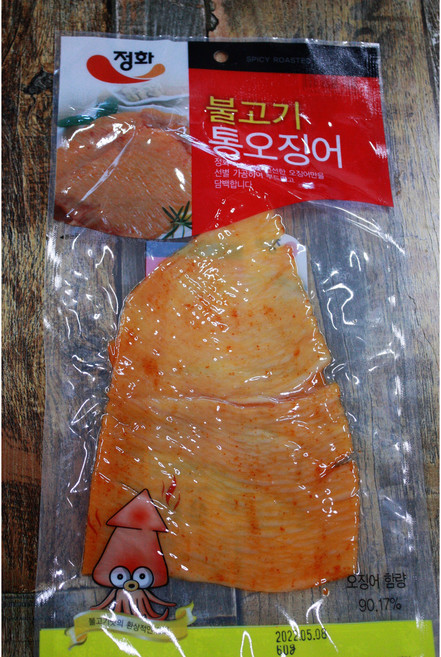정화 불고기 통오징어 55g 안주꺼리 마른안주, 1개, 60g