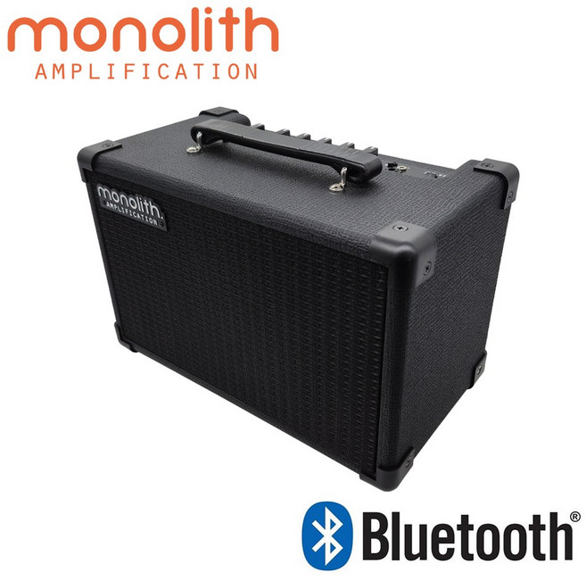 모노리스 블루투스 베이스기타전용 앰프 PB-15T 15W, 블랙, 1개