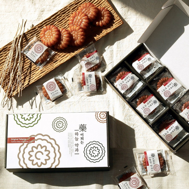 한과 선물 세트 실속형 수제약과 대용량 우리밀 약과 찹쌀약과 장인한과 약과, 1박스, 540g