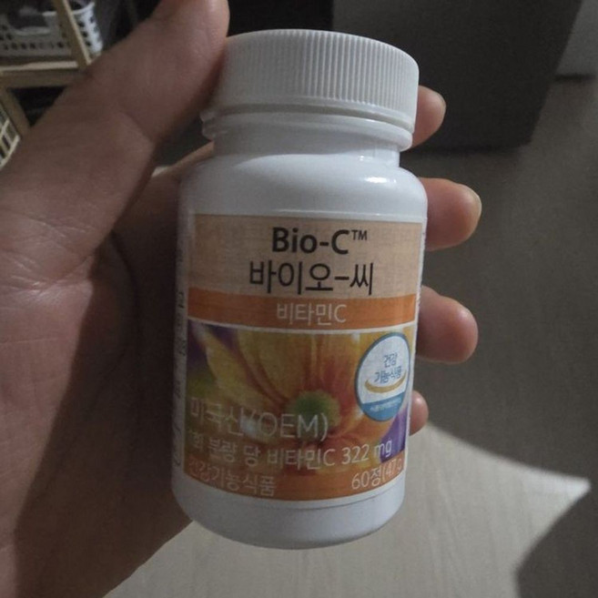 면역력 증진 비타민C 고용량 항산화 효과 피로회복 활성화 건강기능식품 60정 1개