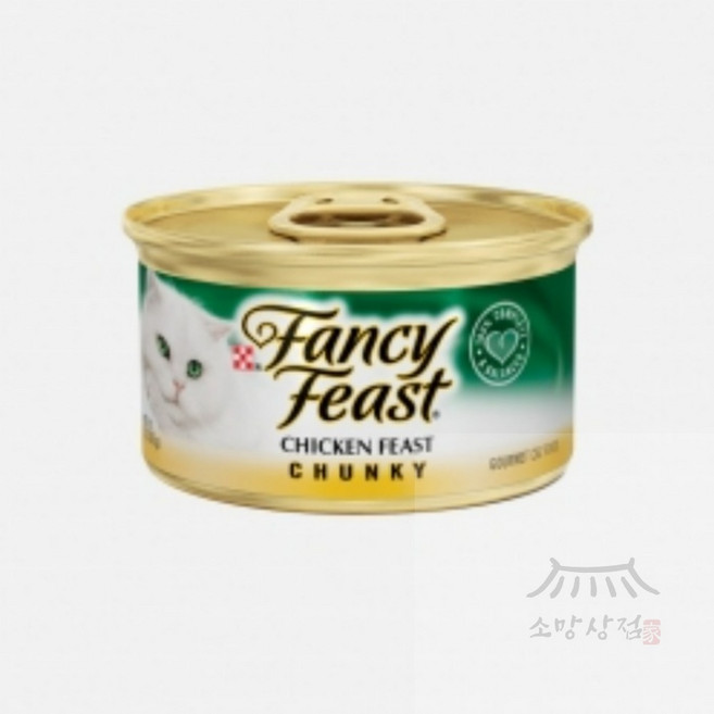 소망상회 [퓨리나] 화이트라벨 청키 치킨 85g 12개 고양이먹이