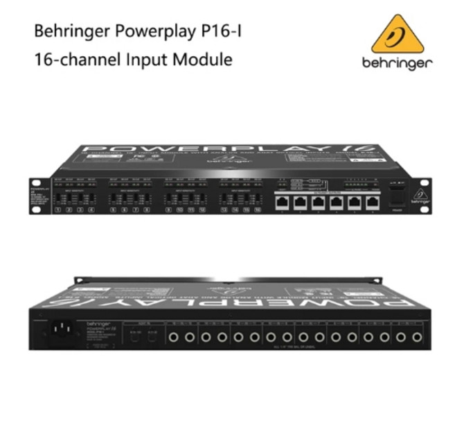 Behringer Powerplay P16-M P16-I P16-D 16 채널 디지털 개인 믹서 P16-I 입력 모듈 P16-D 분배 모듈