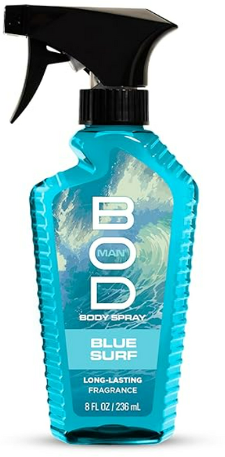 Bod Man 보드맨 바디스프레이 236 ml Blue Surf 블루서프 Fragrance 향수 바디 스프레이, 236ml, 1개