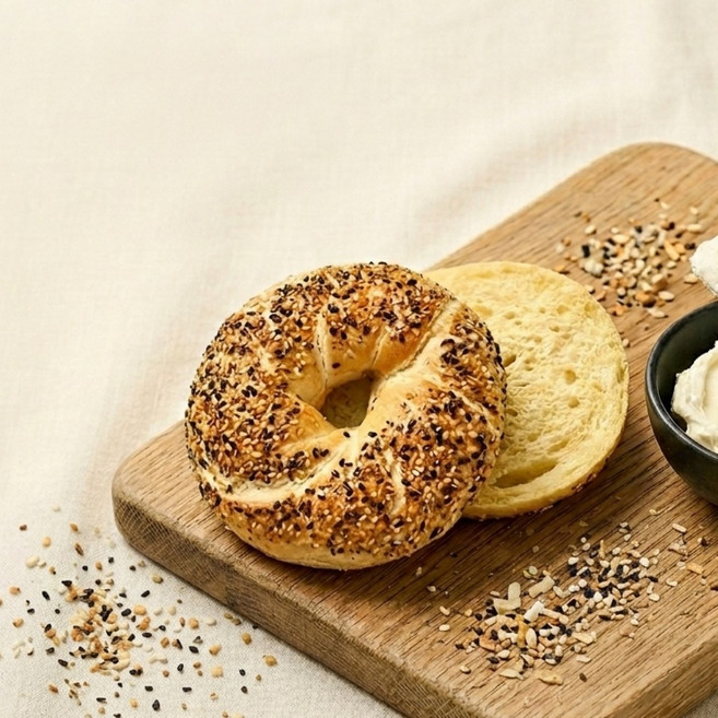 도제식빵 에브리띵 탕종 베이글 105g