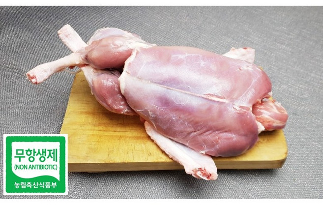 헬시푸드 늘품 국내산 냉장 신선 통오리 (껍질제거) 1마리 오리백숙용 오리고기, 1.5kg, 1개