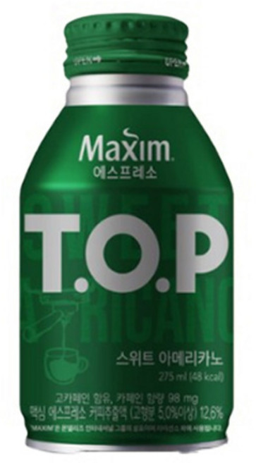 맥심 티오피 스위트 아메리카노, 275ml, 4개