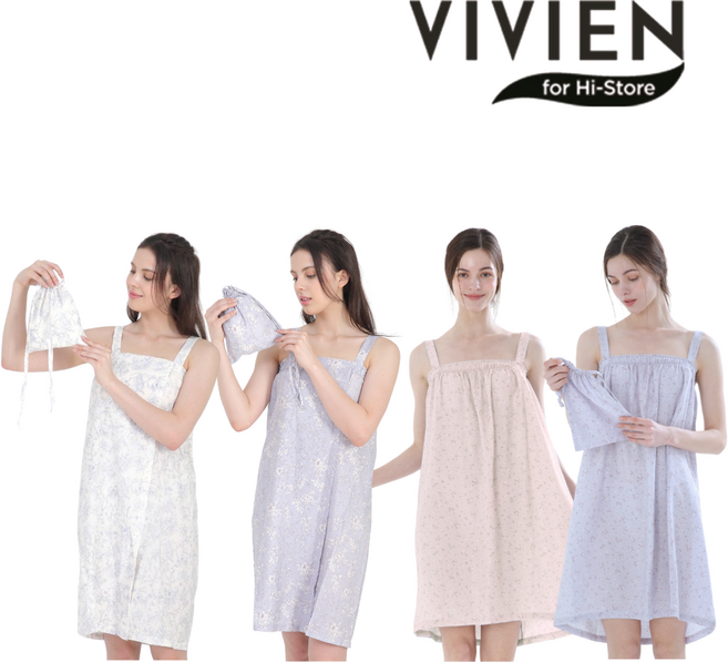 비비안 histore 골프가운 샤워가운 원피스 (S~M/ L)