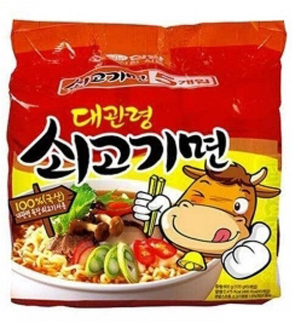 삼양 쇠고기라면 120g 멀티5입 x8개, 40개