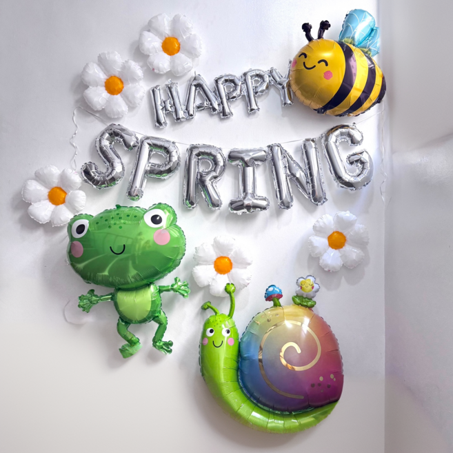 어린이날 풍선세트 봄행사 포토존 생일파티 데이지 포토존 행사장 happy spring