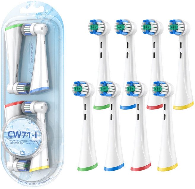 Oral-b 歐樂B iO系列電動牙刷刷頭 8入組 適用機型 iO2/iO3/iO5/iO6/iO7/iO8/iO9, 8個, 溫和護理型-71i