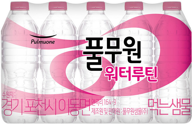 풀무원샘물 워터루틴, 500ml, 80개