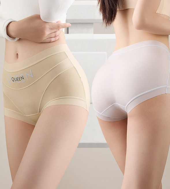 (3개) 압박 무봉제 이중 복부 팬티 세트 배가편한 unique 보정 queen 팬티