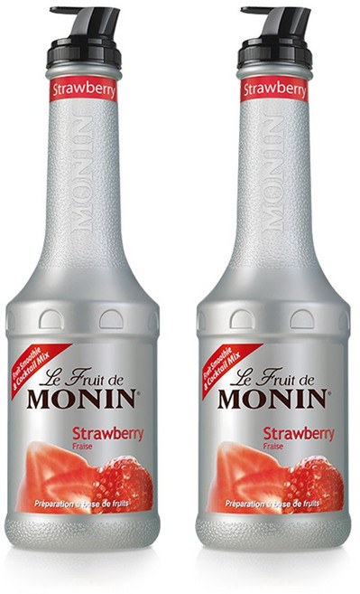 모닌 딸기 퓨레 1L, 2개, 2개