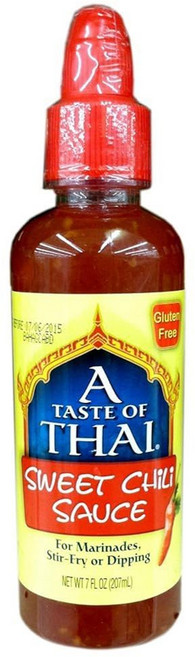 찍어 볶고 마리네이드를 위한 태국식 스위트 칠리 소스 u2013 정통 소스의 맛 - 트랜스 프리 글루텐, Sweet Red Chili, 7 Ounce Pack of 1, 1, 207ml