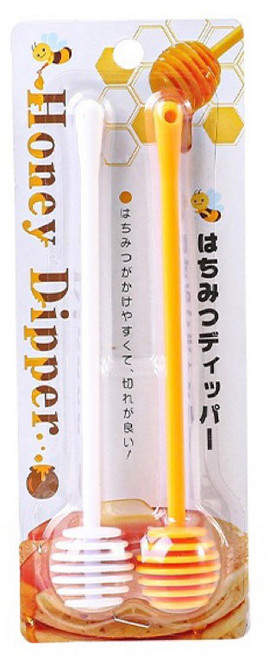 日本直送 蜂蜜攪拌棒2入組 蜂蜜棒 挖勺, 1個, 4991203153128