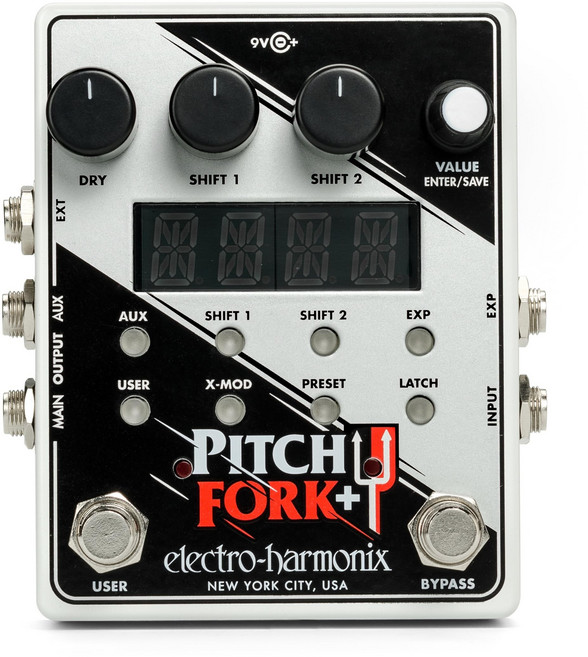 electro-harmonixPitch Fork+ Polyphonic Pitch ShifterHarmony Pedal 피치 쉬프터, 1개
