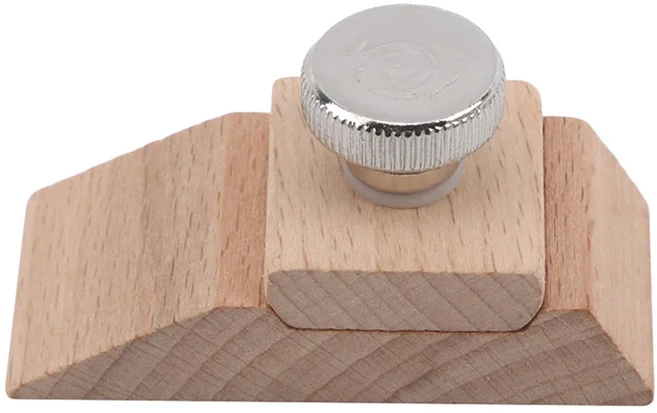 DIY 가죽 공예 가장자리 도구 너도밤 나무 블록 수제 내구성 무두질 연삭 사포, bevel, 1개